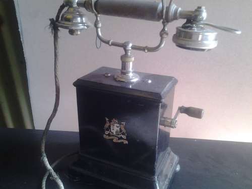 antique telephone, government used